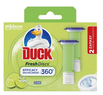 Duck Fresh Lime WC gel disc stoc de 12 discuri