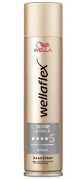 Wellaflex 5 Spray de păr extra puternic pentru strălucire și fixare 250 ml