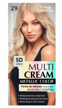 Joanna Multi Cream Color Metallic Vopsea de păr foarte ușor Snowy Blonde 29