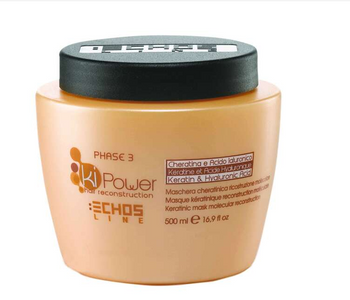 ECHOSLINE kiPower Maschera con Cheratina 500 ml