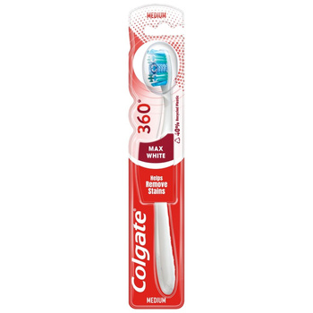 Colgate toothbrush 360° max white one medium
