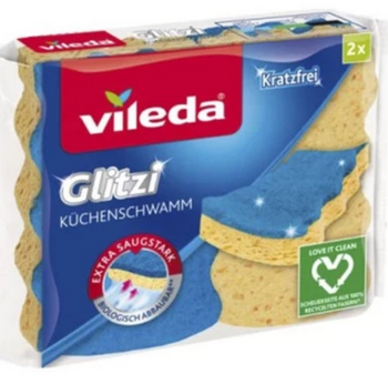Vileda Viskose Waschlappen Glitzi 2 Stück