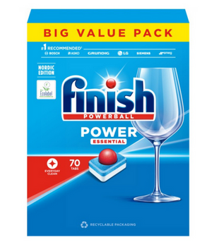 Finish Tabs Powerball All in 1 Essential Fresh Everyday 70 Geschirrspüler Kapseln