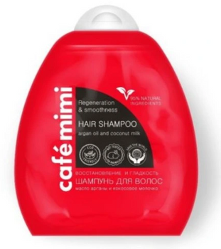 CafeMimi Shampoo Capelli Rigenerazione Levigatezza 250 ml