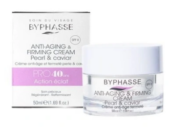 Byphasse Gesichtscreme 40 + Anti-Falten mit Perlen und Kaviar 50 ml
