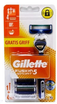Gillette Fusion Sport 5 Maszynka do golenia + 4 ostrza
