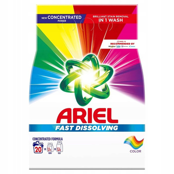 ARIEL SCHNELL AUFLÖSENDE ULTRA OXI EFFEKT WASCHMITTEL 38 WÄSCHEN 2090G