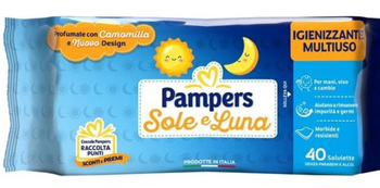 Pampers  Sole & Luna Chusteczki Nawilżone 40 szt