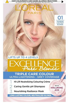 L'Oreal Paris Excellence Creme Hair Colour 01 Blond natural ultra deschis