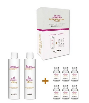 ARTEGO EASY CARE T, Behandlung von Hyaluron-Rekonstruktion und Haarlaminierung Dream Diamond Regeneration Filler