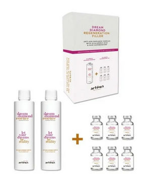 ARTEGO EASY CARE T, trattamento ialuronico di ricostruzione e laminazione dei capelli con Dream Diamond Regeneration Filler