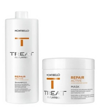 Montibello Repair Active Shampoo 1000ml + Mask 500ml
