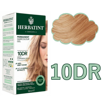 Vernice Herbatint 10DR Biondo Chiaro Rame Dorato 150 ml