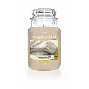 Yankee Candle Warm Cashmire Glas, groß, 623 g