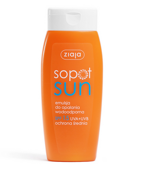 Ziaja Sopot Sun Emulsione solare waterproof SPF 15 UVA + UVB protezione media 150ml