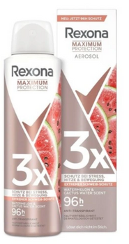 Deodorant pentru femei Rexona Maximum Protection Watermelon &amp; Cactus Water 150 ml