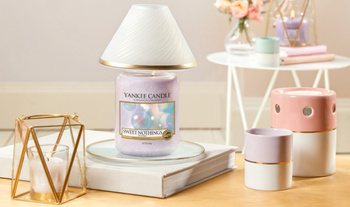 Yankee Candle Simply Pastel Kleiner Schirm und Tablett