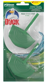 Duck WC Zawieszka podwójna do toalet Aqua Green 4w1  2 x 36 g