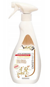 Wexor Mleczko czyszczące z woskiem do pielęgnacji drewna 500 ml