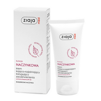Ziaja Med Couperose Treatment Soothing and brightening cream correcting redness medium protection SPF 20 50 ml