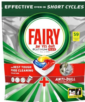 Fairy Platinium Regular Spülmaschinenkapseln 59 Stück