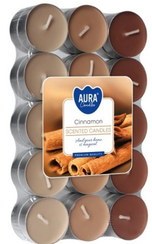 Bispol Tealight Scented Warmers 30 pcs Cinnamon