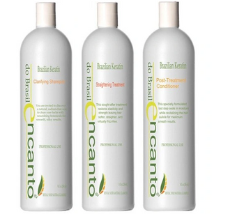 Kit Encanto 3x 473 ml pentru indreptarea parului cu keratina