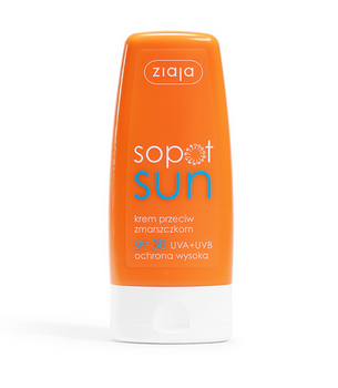 Ziaja Sopot Sun Krem przeciw zmarszczkom SPF 30 UVA + UVB ochrona wysoka  60ml