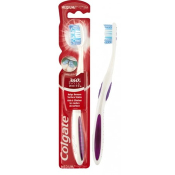Colgate toothbrush 360° optic white medium