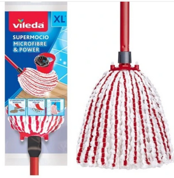 Vileda Microfibre and Power Mop + Stick