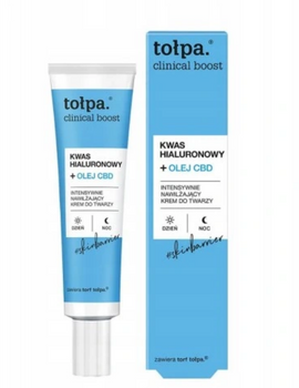 Tolpa Clinical Boost Face Cream Hyaluronic Acid and CBD Oil 40 ml