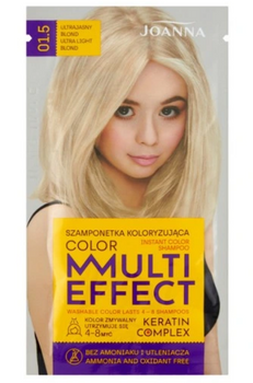 Joanna Multi Effect Color Keratin Complex Shampooetka -01.5 Ultra-bright Blonde 35 g