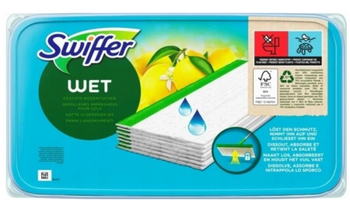 Swiffer Mokre Ściereczki Wkłady do Mopa Swiffer WET Chusteczki Cytrynowe 12 Szt