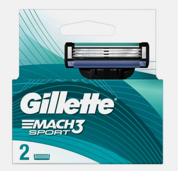 Gillette Mach3 SPORT Rasiererkartuschen 2 Stück