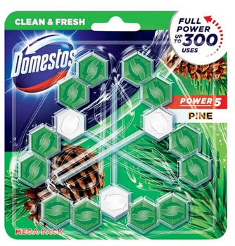Domestos Aroma Lux Pine toilet cube 3x55g