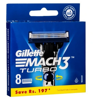 Gillette M3 TURBO 8 szt