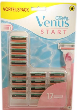 Gillette Venus Start Shaving Cartridges for Women 17 pcs