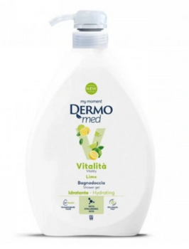 Dermomed Duschgel mit Pumpe Limette 1 Liter Limette