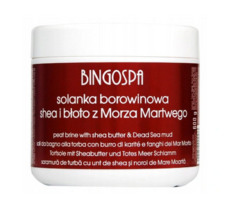 BingoSpa saramură cu nămol cu unt de shea și nămol de la Marea Moartă 600 g
