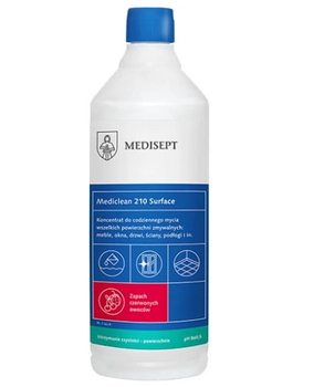 Medisept Mediclean 210 Surface Red Fruit concentrate for washing surfaces 1 L