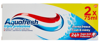 Aquafresh Dreifach-Schutz-Zahnpasta 2x 75 ml