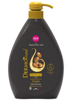 Dermomed Żel pod Prysznic z Pompką Argan 1 Litr Hialuronowe Nawilżenie