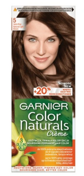 Garnier Color Naturals Creme Farba do włosów 5 Jasny Brąz 60 ml