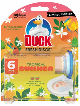 Duck Fresh Discs Żelowy krążek do toalety Tropical Summer 6 szt