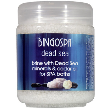 Salamoia BingoSpa con minerali del Mar Morto e olio di cedro 550g