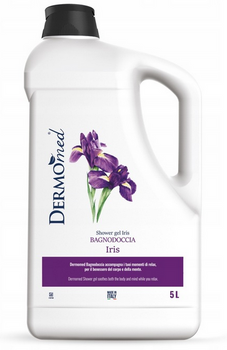 Dermomed Duschgel mit Pumpe Argan 1 Liter Hyaluronic Hydration