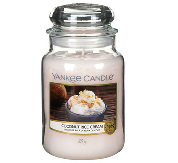 Yankee Candle Crema de orez cu nuca de cocos borcan mare 623 g