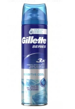 Gillette Series Cooling Sensitive Shaving Gel pentru bărbați 200 ml