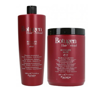 Fanola Botugen Set Botolife pentru par deteriorat Sampon 1000 ml + Masca 1000 ml