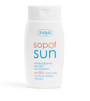 Ziaja Sopot Lotiune solara rezistenta vegan SPF 50+ UVA + UVB protectie foarte mare 125ml